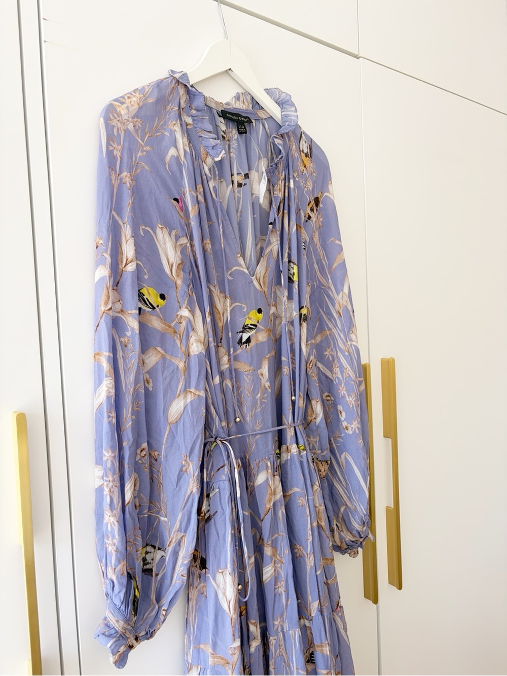 BNWT Lavender Floral Tiered Maxi Dress - Women - Picture 5 of 9